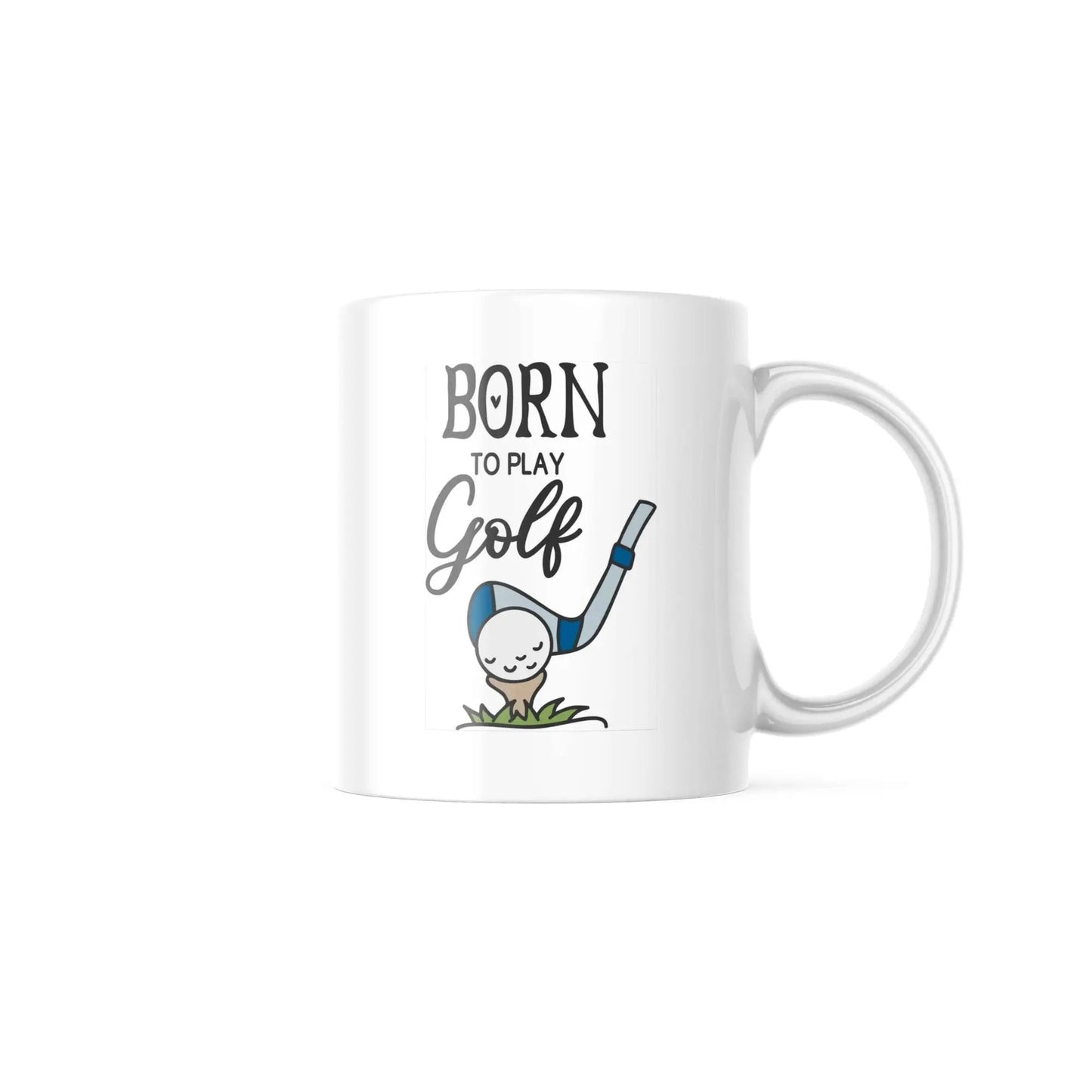 Novelty Golf Mug - Born To Play Golf - 11oz