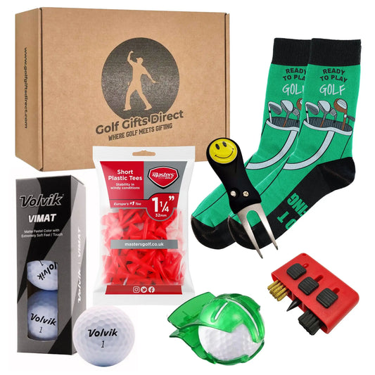 Mens Golf Gift Set (7 Premium Items) Perfect Gift For Any Golfer