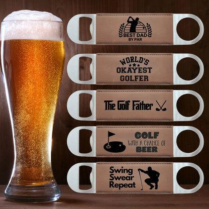 Personalised Bottle Opener For Golfers