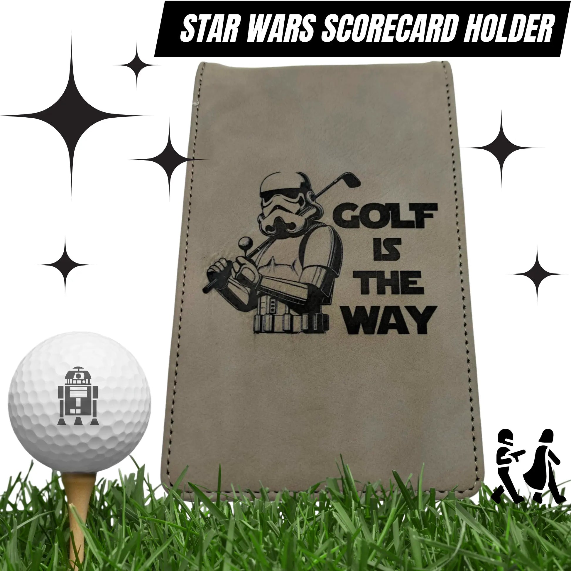 Star Wars Golf Scorecard Holder - Stormtrooper - Grey