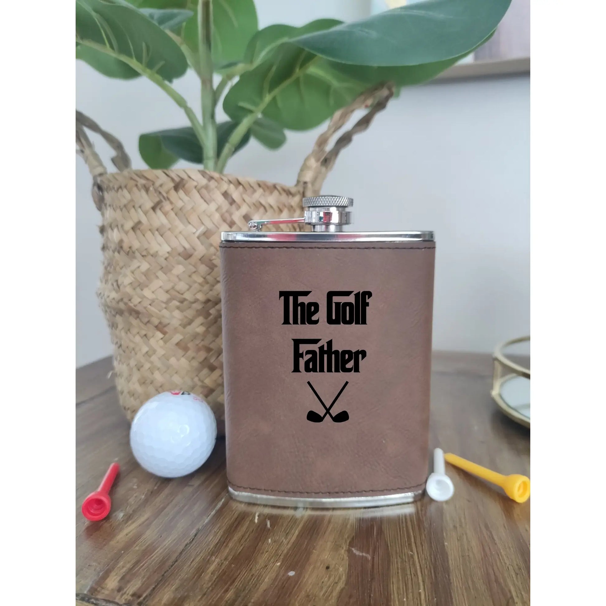 Personalised Hip Flask for Golfers
